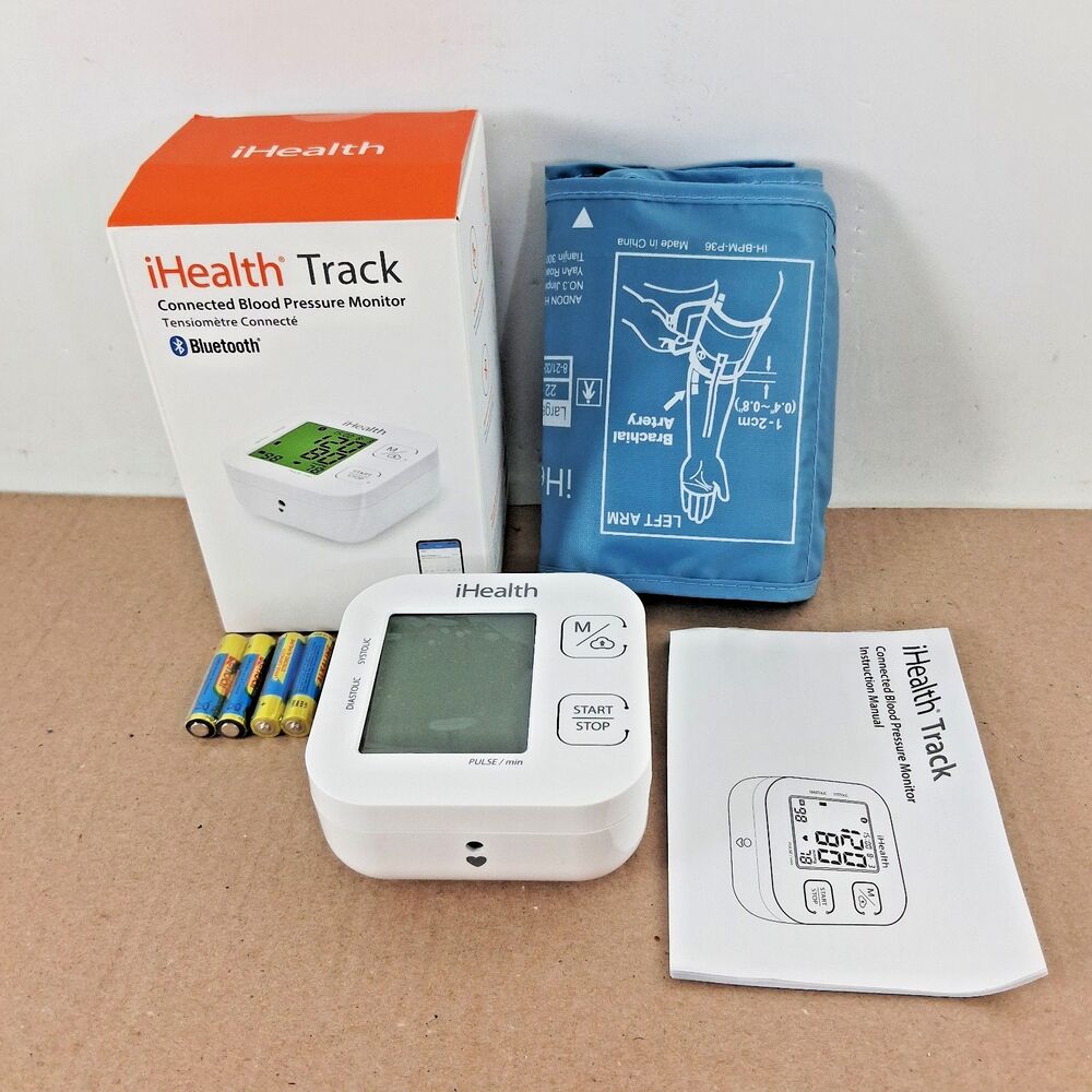 iHealth Track Connected Blood Pressure Monitor Wireless Bluetooth KN-550BT-STD